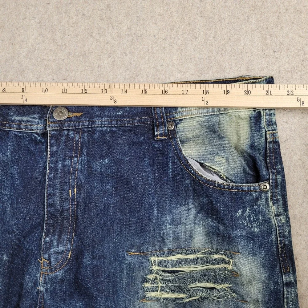 Southpole Mens Distressed Acid Wash Jeans Size 42 x 32 Hop‎ Skater Denim Vintage